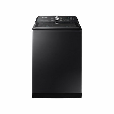 ALMO Smart 5.1 cu. ft. Top Load Washer with ActiveWave Agitator and Super Speed Wash in Brushed Black WA51A5505AV